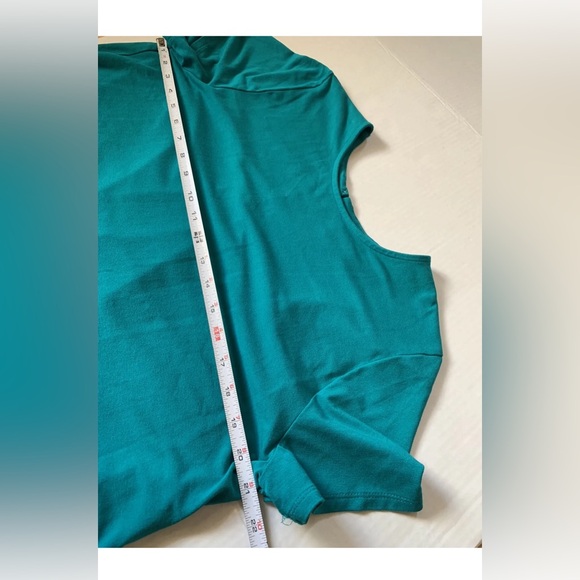 J JILL Women’s WEAREVER Collection Teal Dress LP - Picture 7 of 8